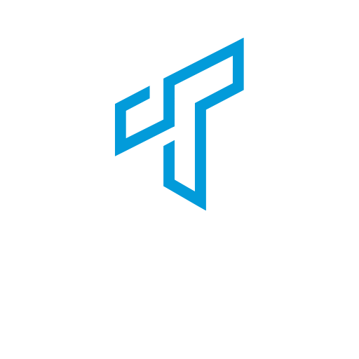 Logo Tech Hub 24 w kolorze niebieskim i białym, symbolizujące innowacje technologiczne i nowoczesne rozwiązania.