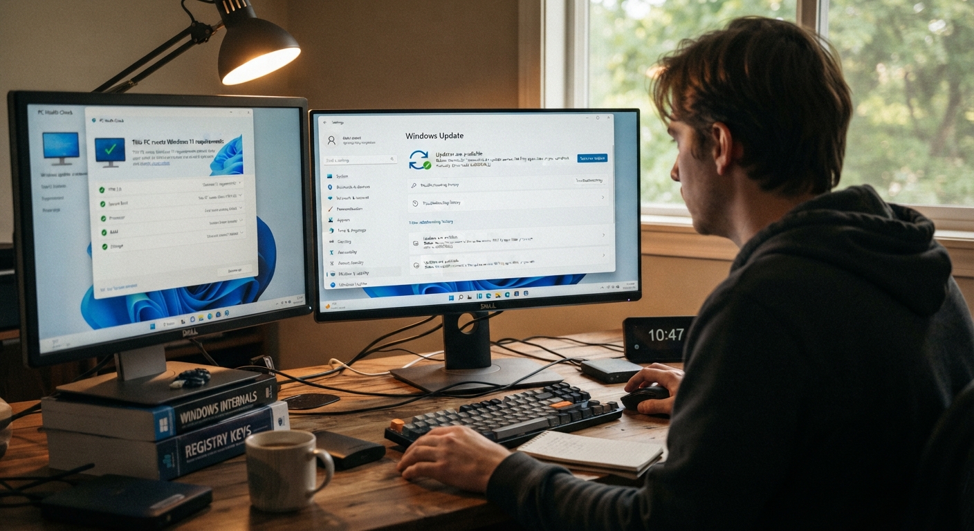 Windows Update nie pokazuje aktualizacji 24H2 z komunikatem o blokadzie zgodności sprzętu